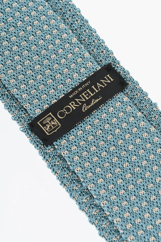 Cravatta in Maglia di Seta Jacquard