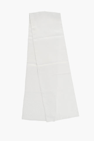 Embroidered Silk Foulard