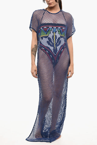 Openwork Maxi Beach Cover-up Dress