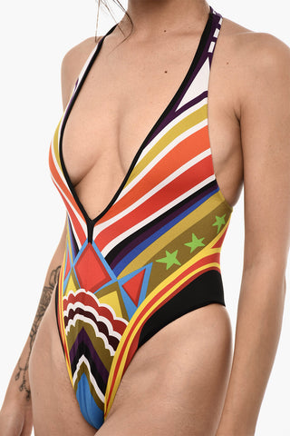 Printed One piece Swimsuit