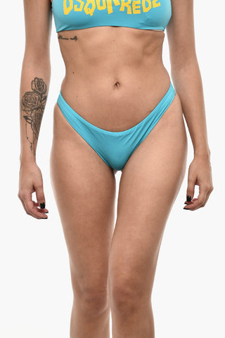 Bade-Slip aus Stretch-Nylon mit Logo