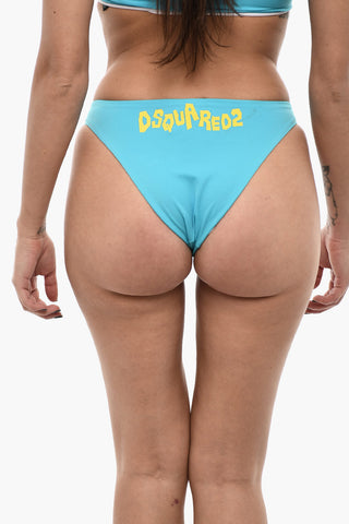 Bade-Slip aus Stretch-Nylon mit Logo
