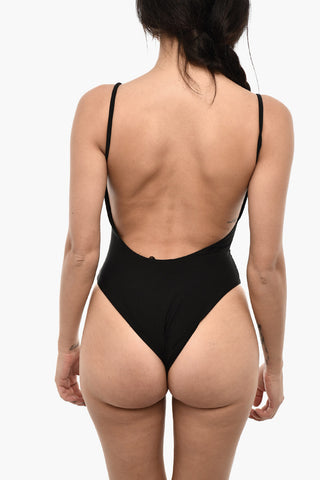 Open Back One Piece Swimsuit
