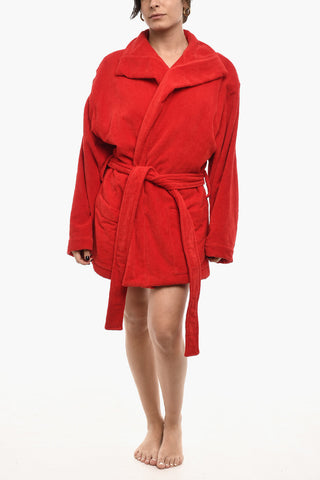 Beach Terry Cotton Bathrobe with Hood