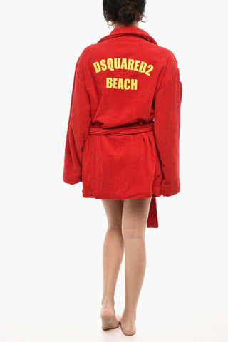 Beach Terry Cotton Bathrobe with Hood