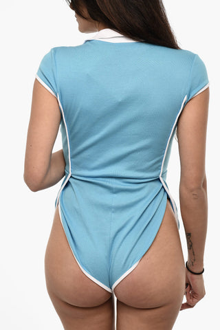 Two-Tone Body with Polo Neck