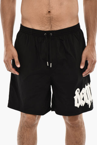 Costume Da Bagno Boxer GOTHIC Con Stampa Logo