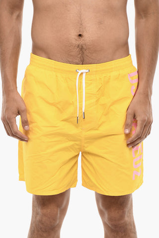 Swim Short with Contrasting Logo