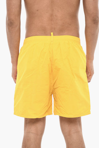 Swim Short with Contrasting Logo