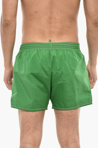 Swim Short with Multicolor Logo
