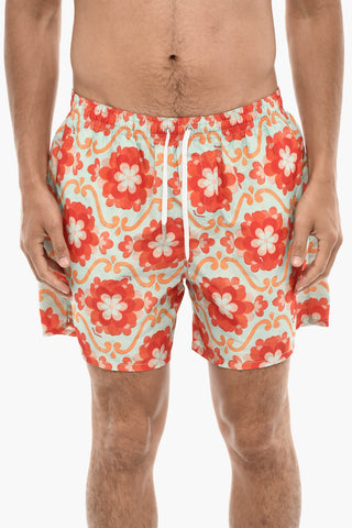 Floral Print Swim Shorts