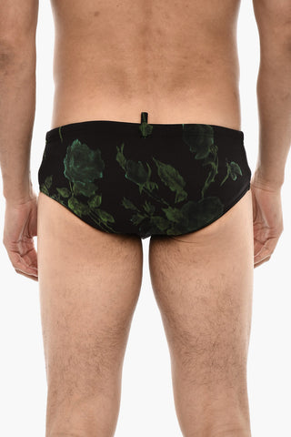 Costume Da Bagno Slip Stampato