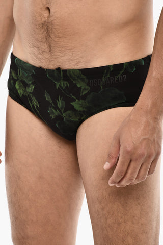 Costume Da Bagno Slip Stampato