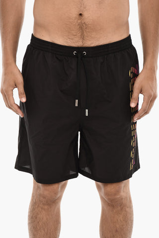 Nylon Swim Shorts with Logo