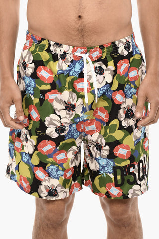 Floral Print Swim Shorts