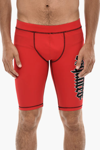 Biker Shorts GOTHIC With Logo Print