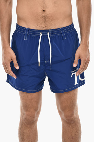 Logo Print MIDI Swimshorts