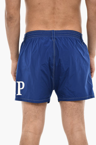 Logo Print MIDI Swimshorts