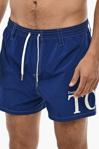 Logo Print MIDI Swimshorts