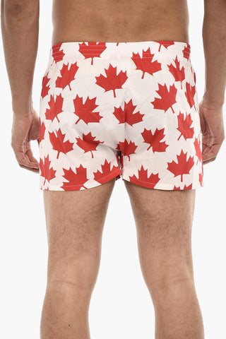 Cotton Boxer with Logoed Motif
