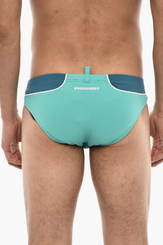Costume Da Bagno Slip Doppio Tono