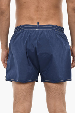 Nylon Swim Shorts with Side Logo