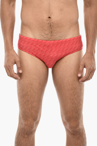 D2 Geometric Motif Swim Briefs