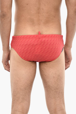 D2 Geometric Motif Swim Briefs