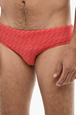 D2 Geometric Motif Swim Briefs