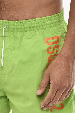 Costume Da Bagno Boxer Con Stampa Logo