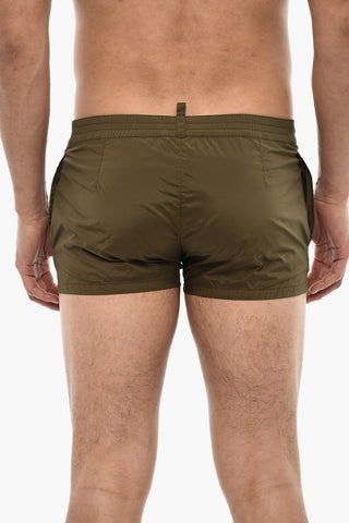 Costume Da Bagno Boxer Con chiusura Zip