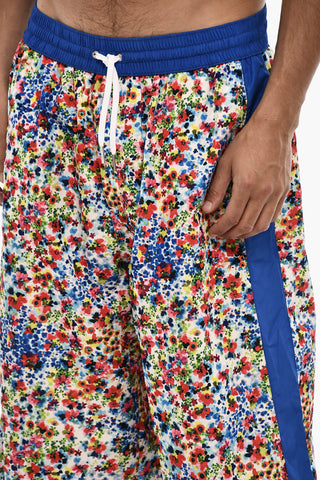 Maxi Swim Shorts With Floral Print