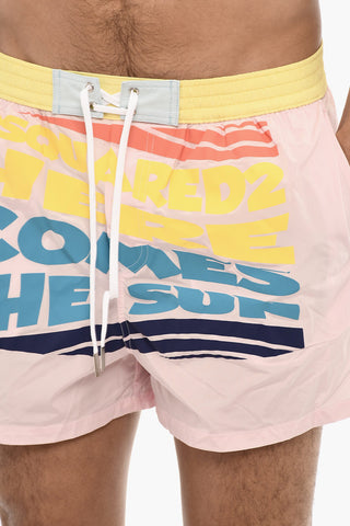 Printed SUN Swim Shorts