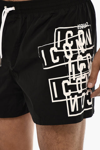 ICON Swim Boxer with Logo Print