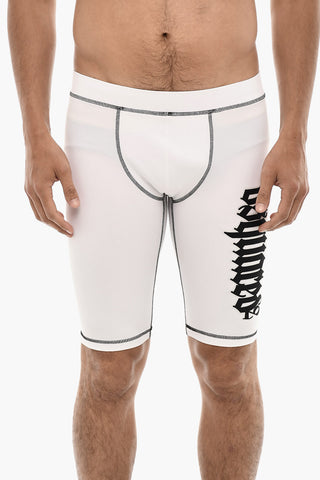 Biker Shorts GOTHIC With Logo Print