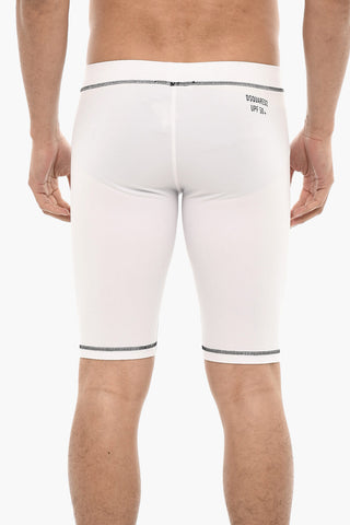 Biker Shorts GOTHIC With Logo Print