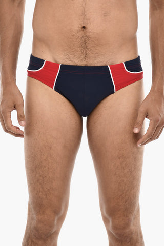 Costume Da Bagno Slip Doppio Tono