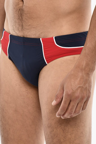 Costume Da Bagno Slip Doppio Tono