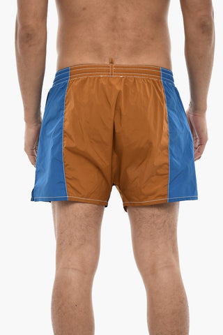 Costume da Bagno Boxer Color Block Logato