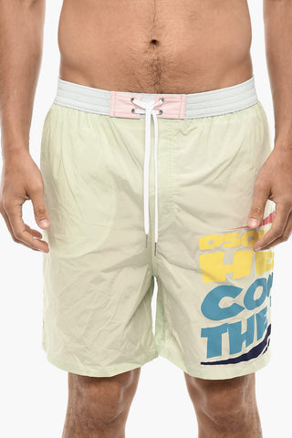 Costume Da Bagno Boxer SUN Stampato