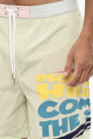 Costume Da Bagno Boxer SUN Stampato