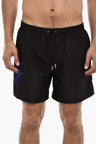 Contrasting Logo Swim Shorts