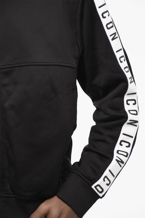 Mockneck-Sweatshirt Mit Logobändern