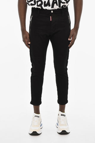 BLACK BULL Jeans a Lavaggio Scuro con Zip