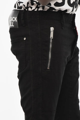 BLACK BULL Jeans a Lavaggio Scuro con Zip