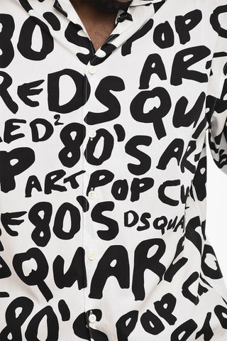 All-Over Monogram Two-Tone Shirt