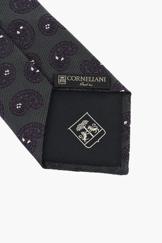 Paisley Patterned Silk Tie