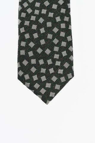 TREND Geometric Patterned Silk Tie