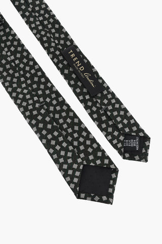 TREND Geometric Patterned Silk Tie