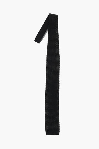 Crochet Silk Tie with Reversible Design